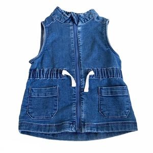 NWOT Lightning Bug Denim Vest